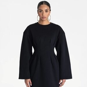 KBB Black Long Sleeve Dress